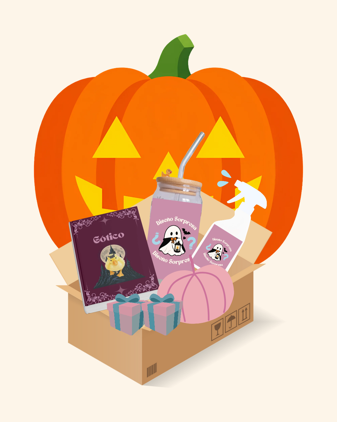Cajita Literaria Sorpresa Halloween