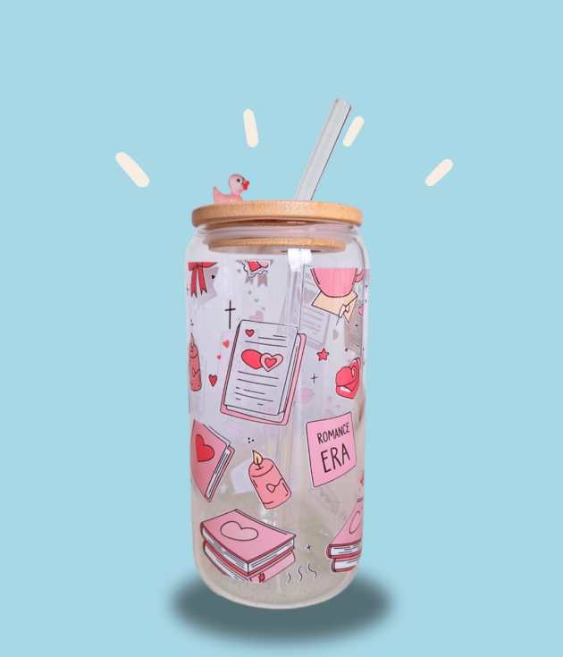 Vaso Literario Romance Era 💘